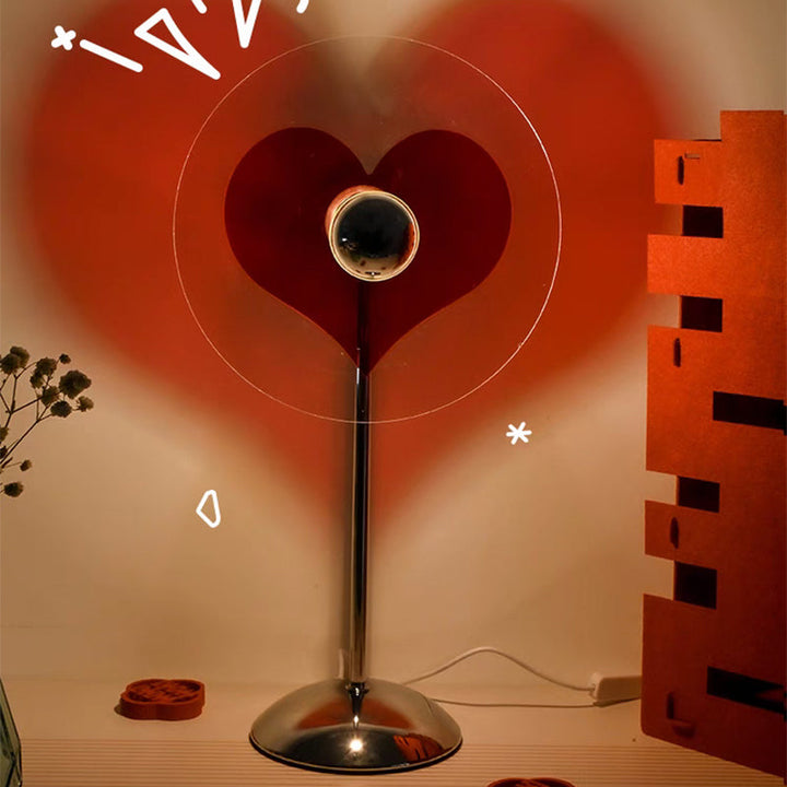 Led Heart Table Lamp | Kalsten