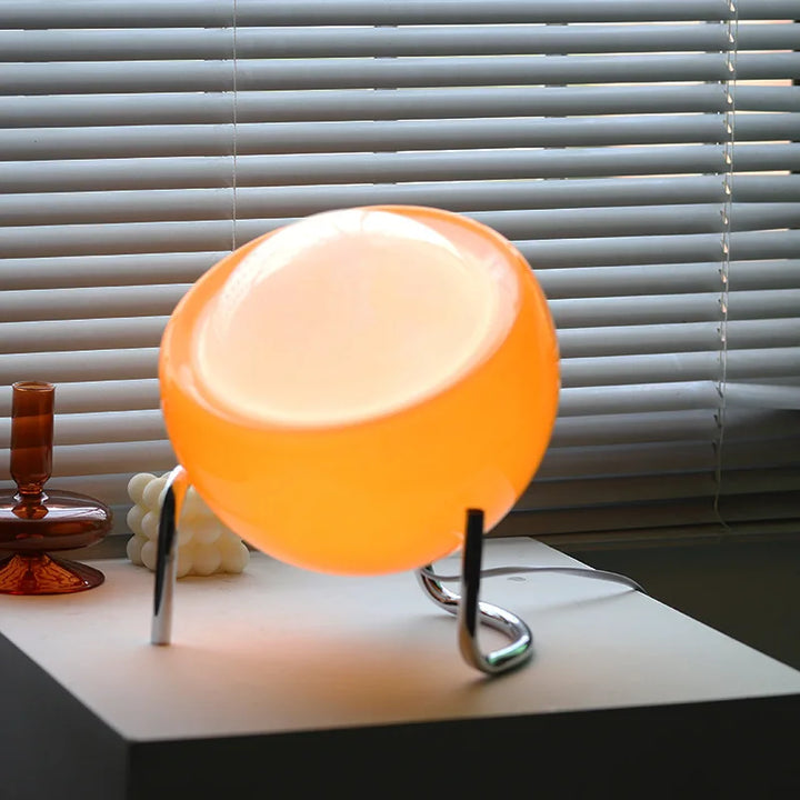 RETRO GLASS TABLE LAMP - AMBIENT NORDIC NIGHT LIGHT | Kalsten