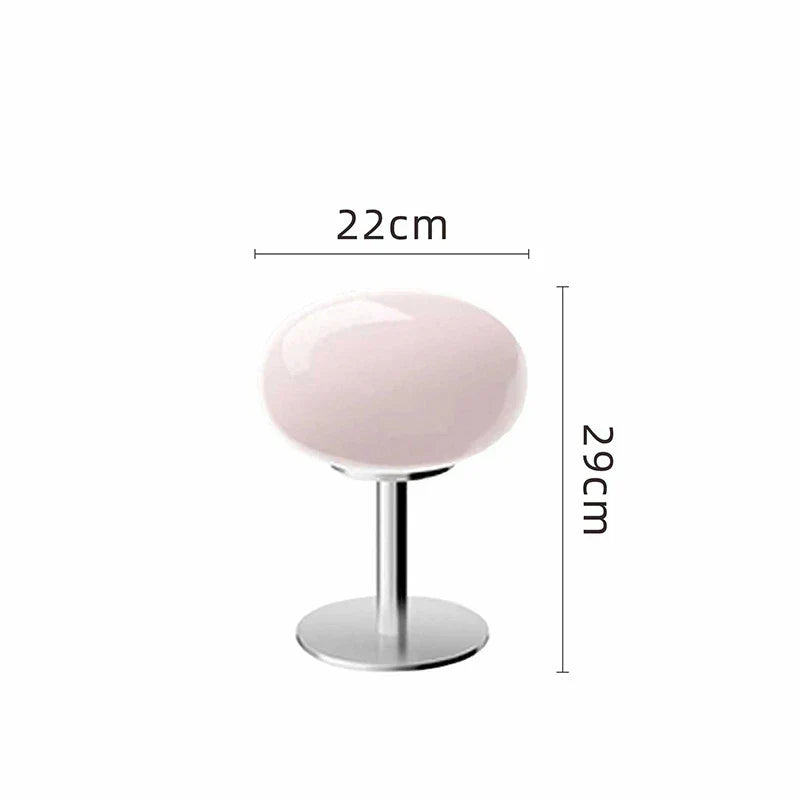 DESIGNER GLASS TABLE LAMP - AMBIENT LED LAMP FOR BEDROOM AND STUDY | Kalsten