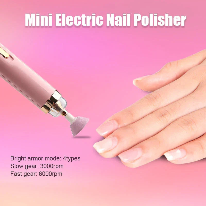 Skanto | 5-in-1 Electric Nail Care Device – Portable Manicure Tool with LED Light