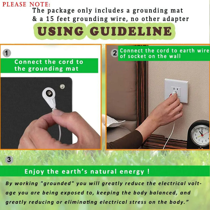 Grounding Mat for Sleep & Wellness