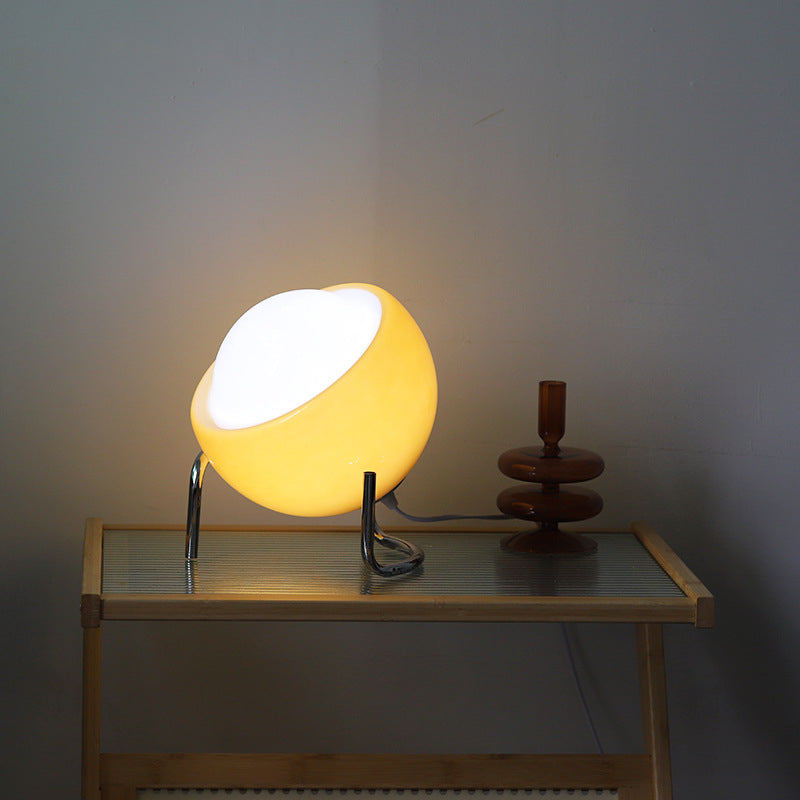 Scandinavian Glass Table Lamp for Atmosphere Kalsten
