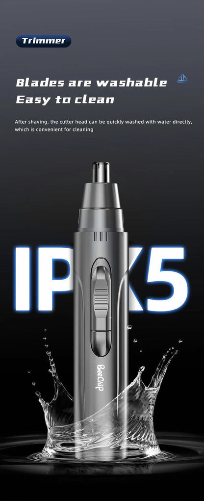 BowLift | Rechargeable Nose & Ear Hair Trimmer for Men and Women – Pain-Free Precision Grooming Tool