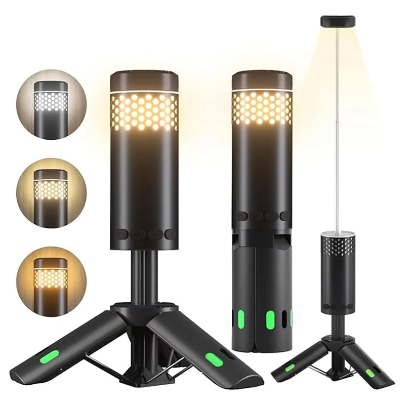 Kalsten | Camping Lantern with Tripod Rechargeable LED Light