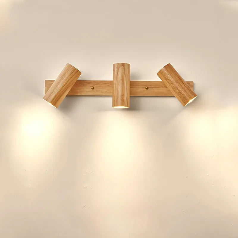 Modern Wall Lamp made of Walnut Wood - Scandinavian LED Wall Lamp for Living Room & Dining Room | Kalsten