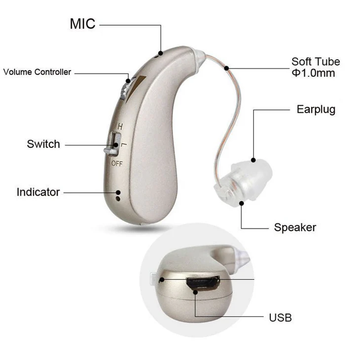 Kalsten | USB Rechargeable Bluetooth Hearing Aid