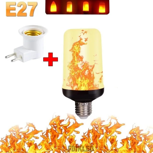 LED FLAME LIGHT PARTY LAMP - 4 MODES FIRE SIMULATION | Kalsten