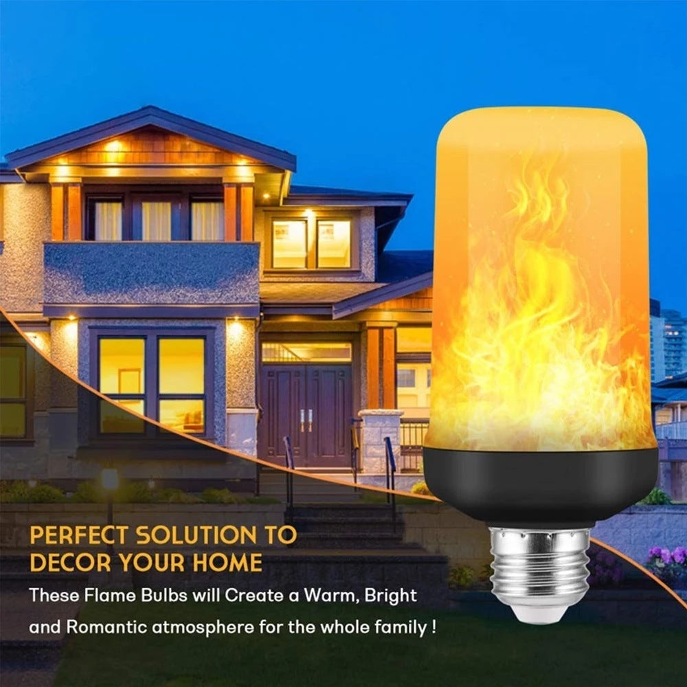 LED FLAME LIGHT PARTY LAMP - 4 MODES FIRE SIMULATION | Kalsten