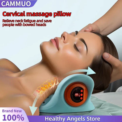 Skanto | Neck and Shoulder Stretcher – Cervical Traction Pillow for Spinal Alignment and Massage