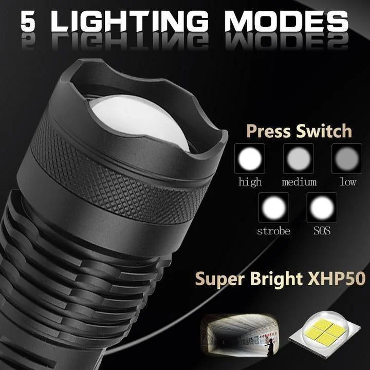 90,000 Lumens Ultra-Powerful Torch