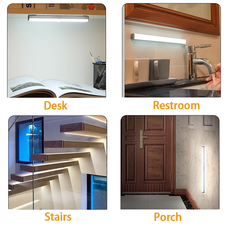 WIRELESS LED NIGHT LIGHT WITH MOTION SENSOR AND RECHARGEABLE BATTERY | Kalsten