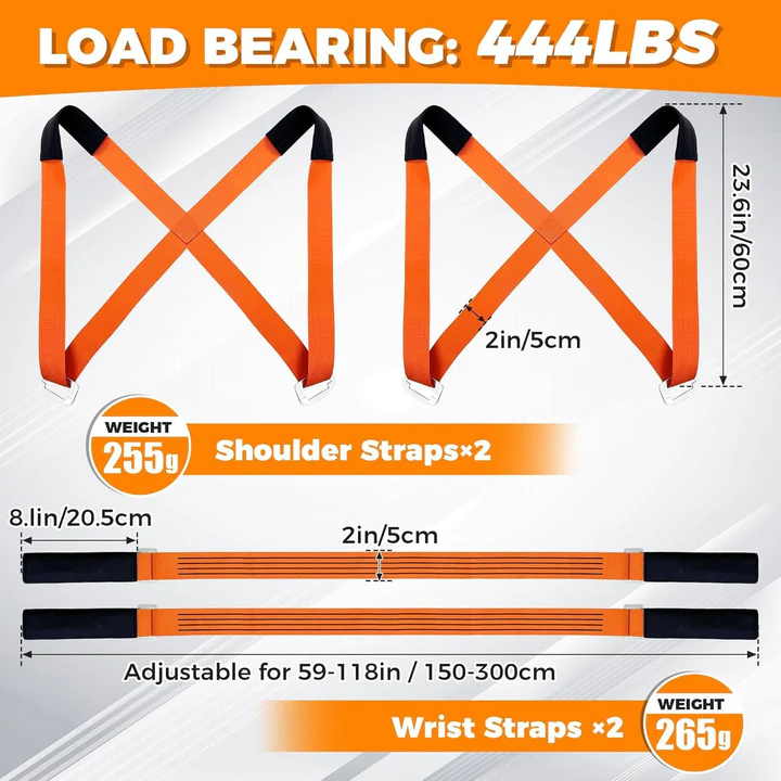 Moving & Lifting Furniture Straps