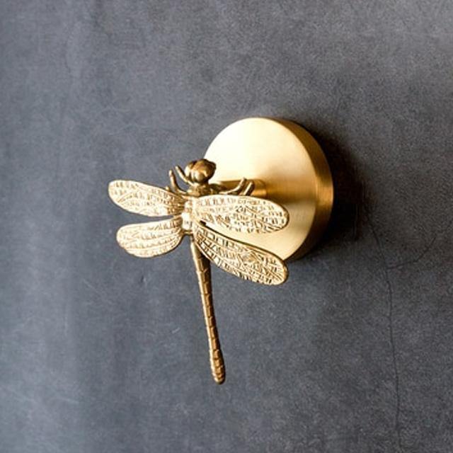 Golden Brass Wall Hooks – Handmade Animal Designs for Stylish Wall Decoration | Kalsten