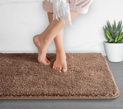 Skanto | Luxura UltraSoft Bath Mat | Super-Absorbent Microfiber Bathroom Mat with Non-Slip Backing