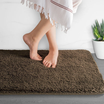 Skanto | Luxura UltraSoft Bath Mat | Super-Absorbent Microfiber Bathroom Mat with Non-Slip Backing