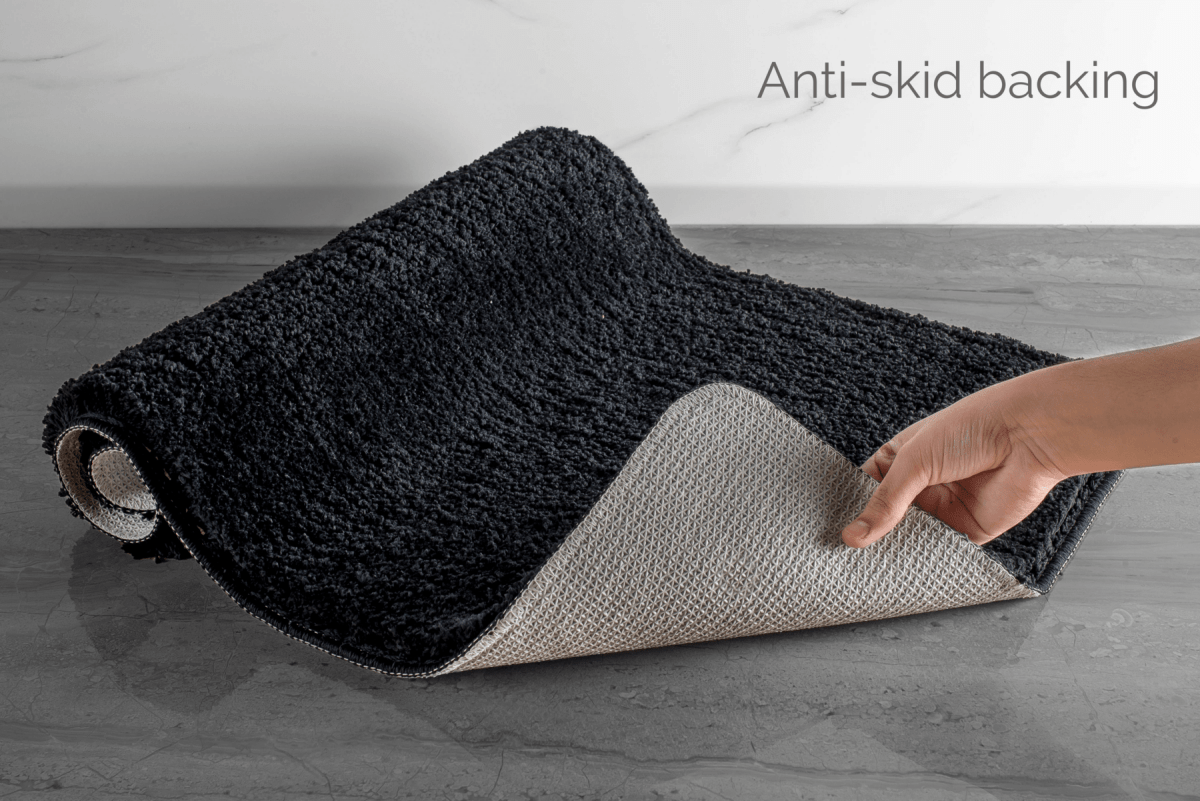 Skanto | Luxura UltraSoft Bath Mat | Super-Absorbent Microfiber Bathroom Mat with Non-Slip Backing