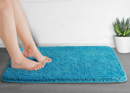 Skanto | Luxura UltraSoft Bath Mat | Super-Absorbent Microfiber Bathroom Mat with Non-Slip Backing