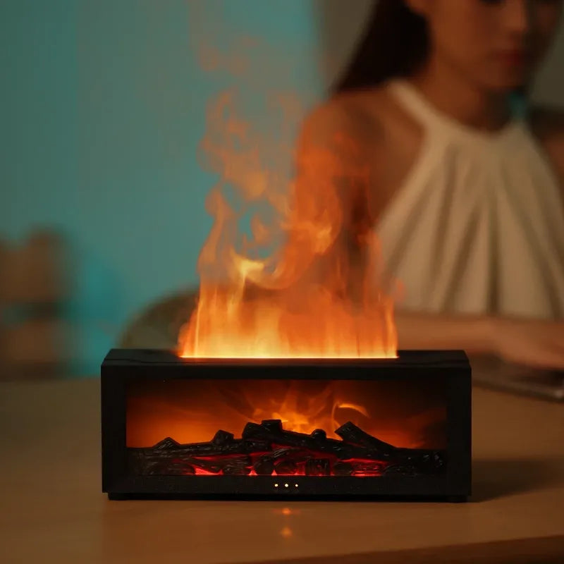 VlamMist Aroma Diffuser 300ml – Scent Lamp with Flame Effect | Kalsten