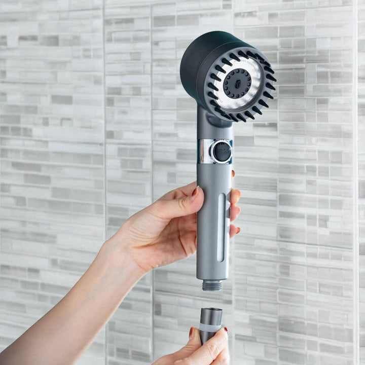 PowerStraal Showerhead with Filter and 3 Adjustable Spray Options | Kalsten