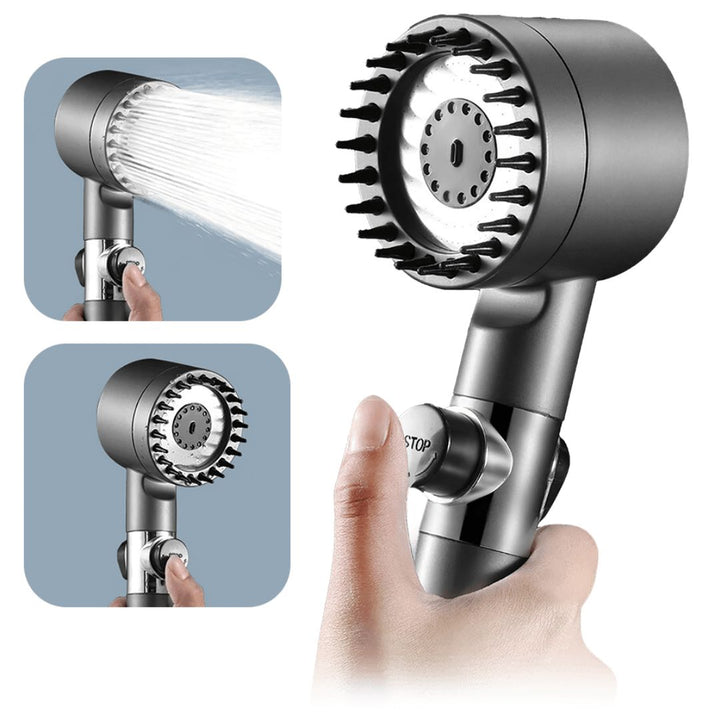 PowerStraal Showerhead with Filter and 3 Adjustable Spray Options | Kalsten