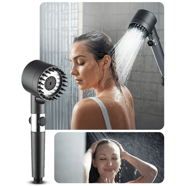 PowerStraal Showerhead with Filter and 3 Adjustable Spray Options | Kalsten
