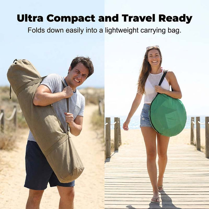 SunSail Breeze Pop-Up Beach Tent 98% UV Protection | Kalsten