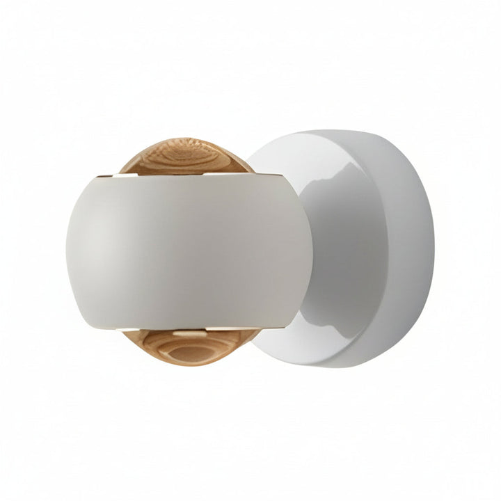 LED Wall Washer Sconce | Round Up Down Aluminum 7W 10cm / 4in Modern Art Gallery Light | Kalsten