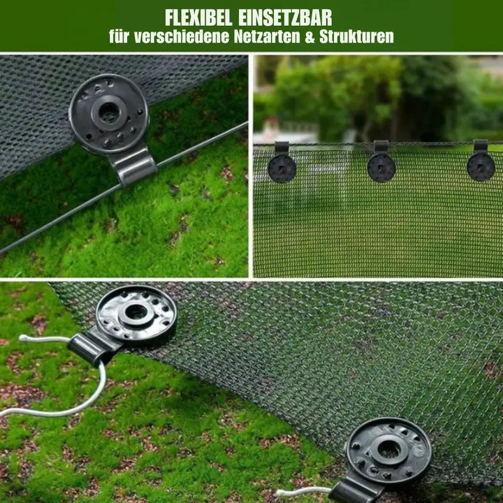 GardenGrip Pro Clips — Never again wobbly nets thanks to secure hold in any weather! | Kalsten