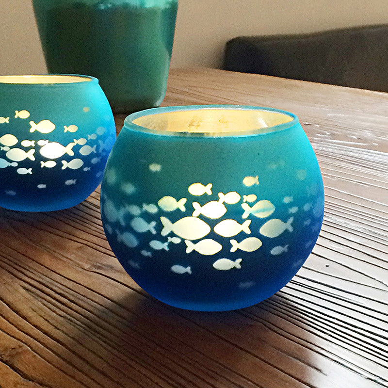 Kalsten | European Retro Glass Mosaic Tealight Holder