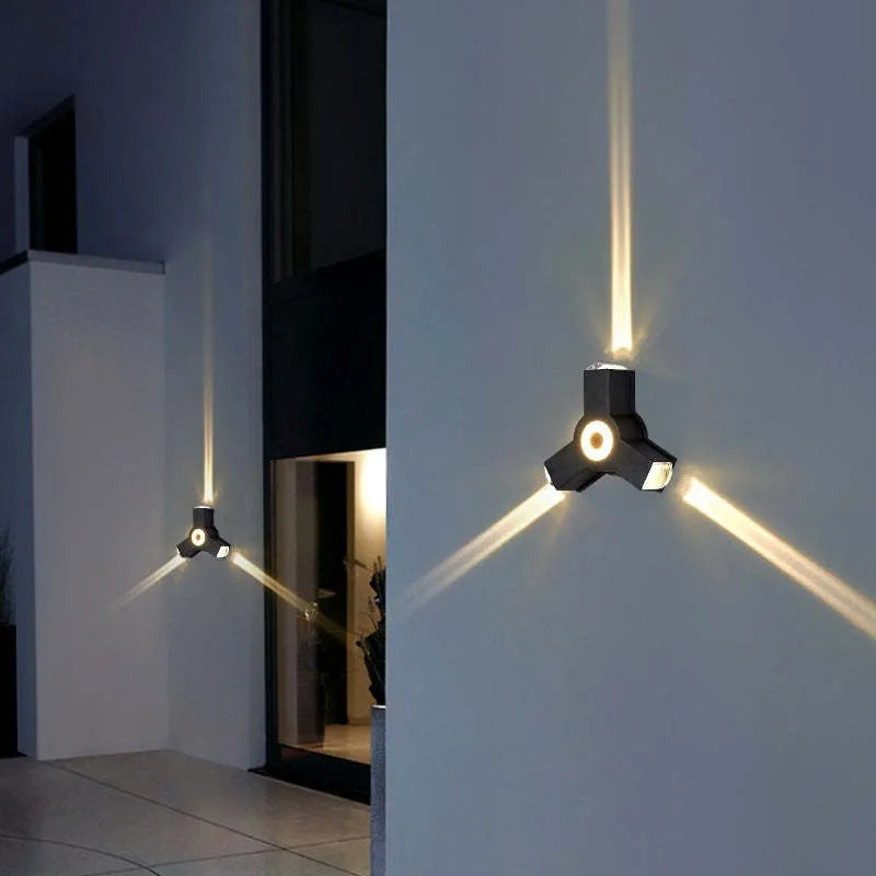 Modern Acrylic Outdoor LED Wall Lamp Kalsten
