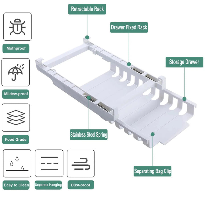 CoolNest Storage Solution — Finally, organization that keeps your food fresh and eliminates stress in the refrigerator | Kalsten