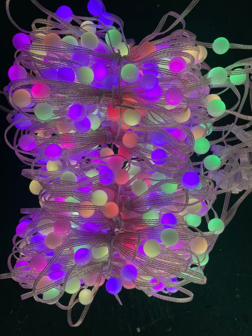 Smart LED RGB Curtain String Lights Bluetooth APP Control Christmas Fairy Light Garland DIY Picture Display Party Wedding Decor | Kalsten