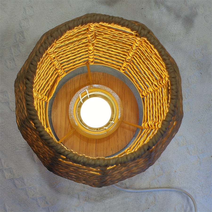 EcoLoom Table Lamp – Handmade Wood with LED Kalsten