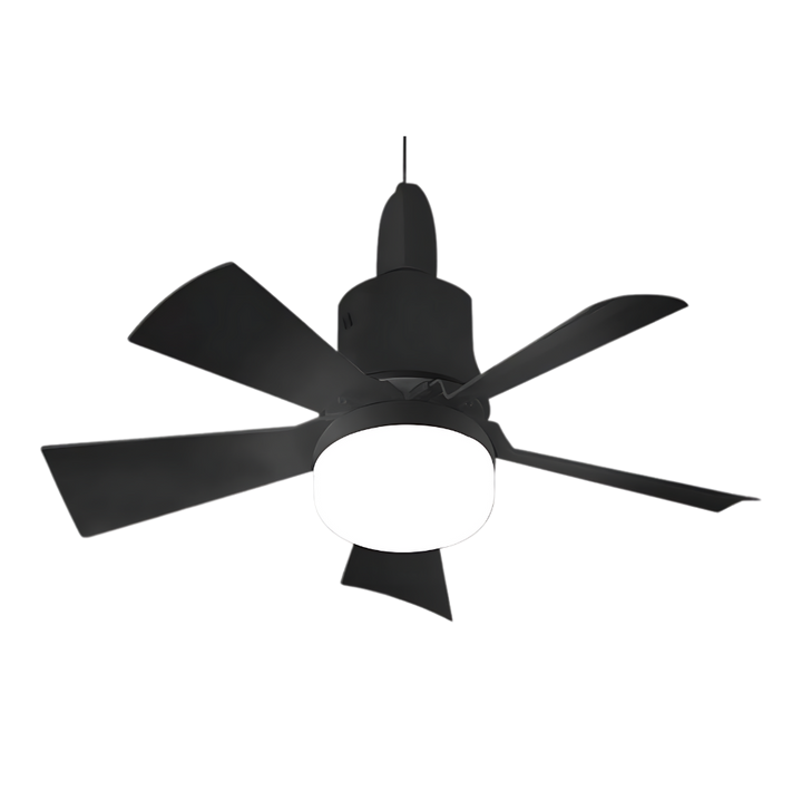 E27 Socket Fan Light -Black - Ozerty