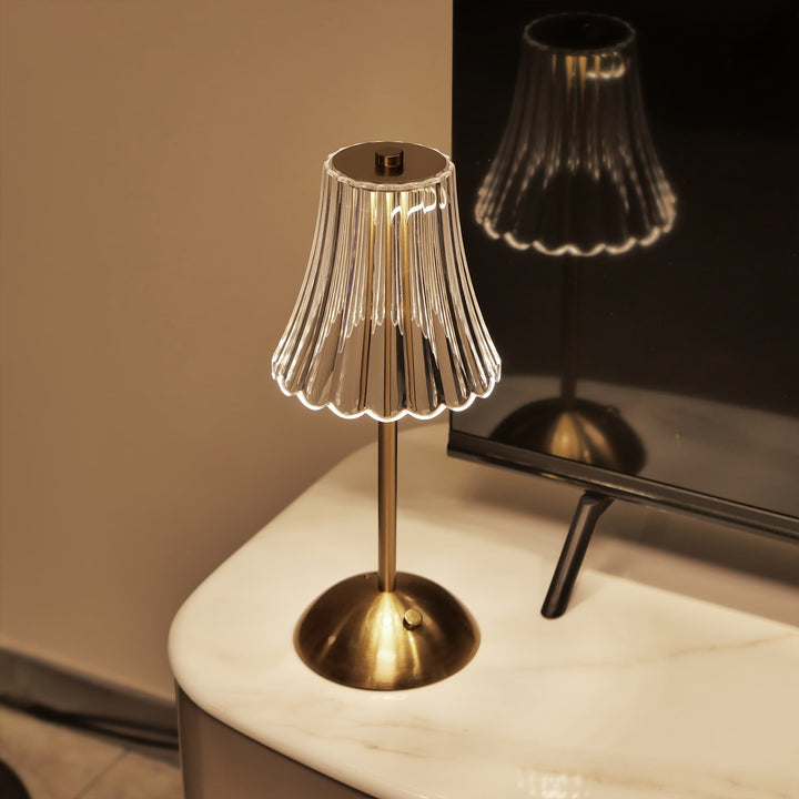 Crystaluxe Lamp - LED Crystal Table Lamp with Touch Function Kalsten
