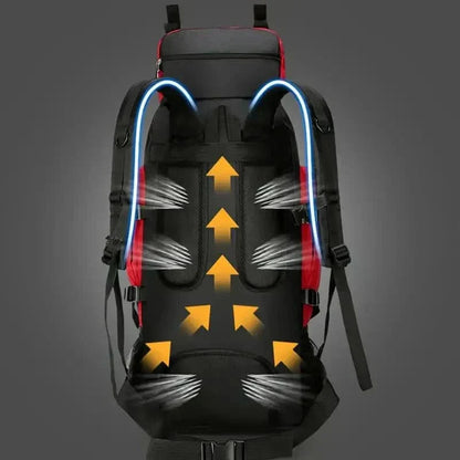 Skanto | Outdoor Backpack 90L Waterproof Hiking Camping Travel