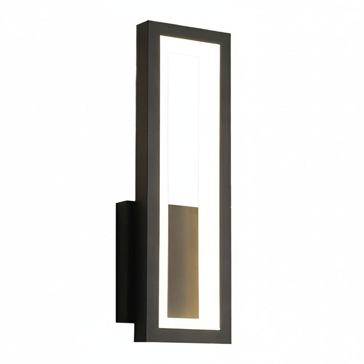 Modern Linear LED Wall Sconce – Minimalist Iron & Acrylic Rectangular Wall Light | Kalsten