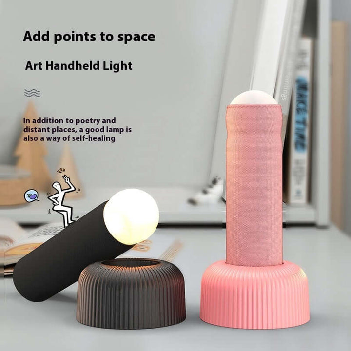 Creative Handheld Night Light Original Design LED Beads Interesting Way Of Switching On And Off Has A Base For Placing On Table | Kalsten