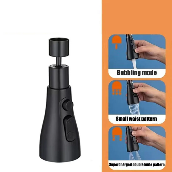 HydroFlex360 kitchen faucet attachment with 360° rotation | Kalsten