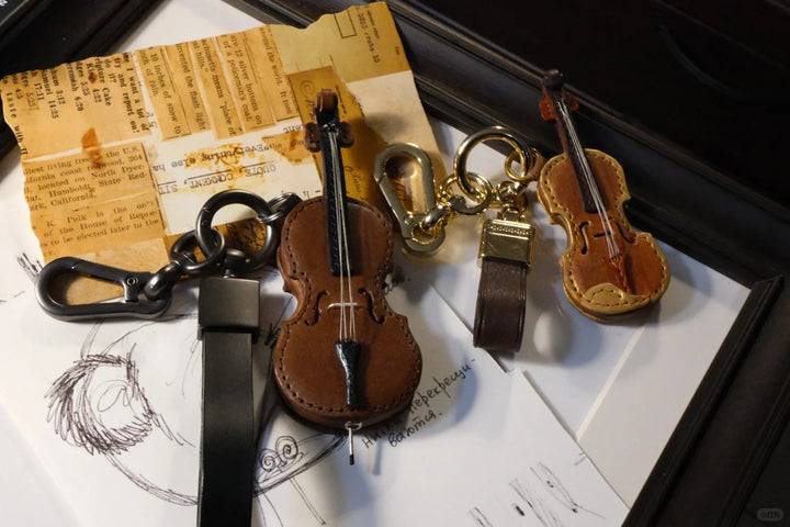 Kalsten | Crafted Leather Violin & Cello Keychain