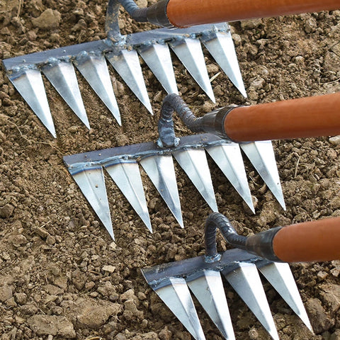 TuinGrijp Carbon Steel Weeding Rake for Garden Maintenance | Kalsten