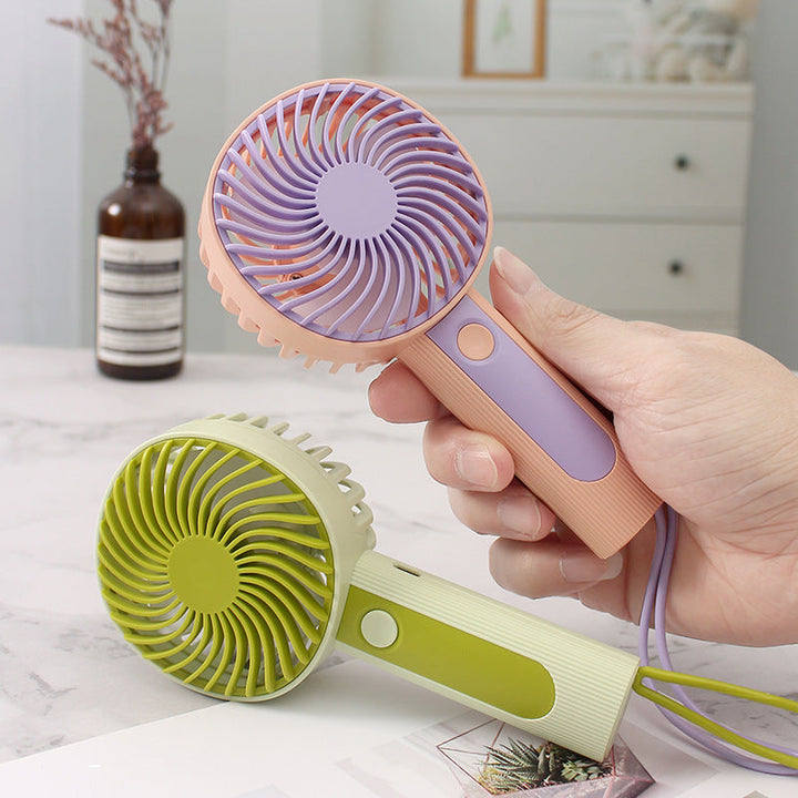 Mini Handheld USB Rechargeable Fan - 3-Speed Portable Air Cooler | Kalsten