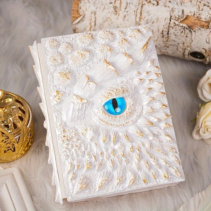 Kalsten | Dragon Eye 3D Embossed Journal - Handmade Resin Engraved Notebook