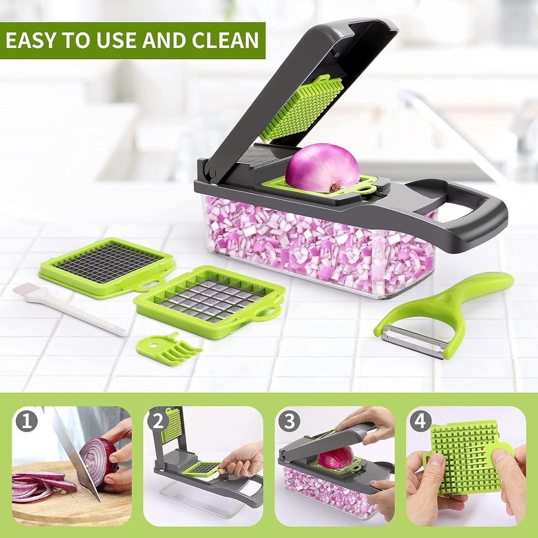 13-in-1-Vegetable-Slicer | Faster-when-Cooking | Kalsten