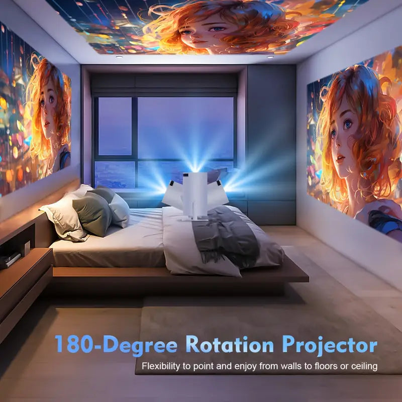 Kalsten | Magcubic HY300 4K Mini Projector – Android 11, Dual WiFi 6, 260 ANSI, Wireless 5.0