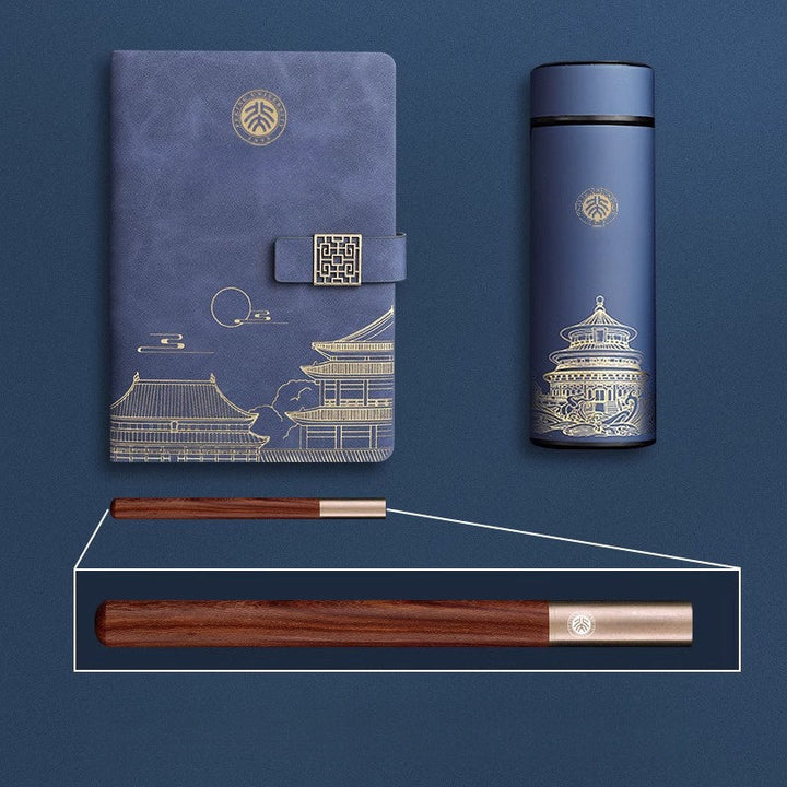 Imperia Luxe Gift Set – Notebook, Thermos Bottle and Pen in Gift Box | Noxord