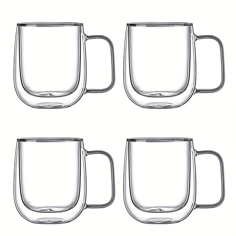 ThermoSip Double-Walled Glass Mug (Heat-Resistant)