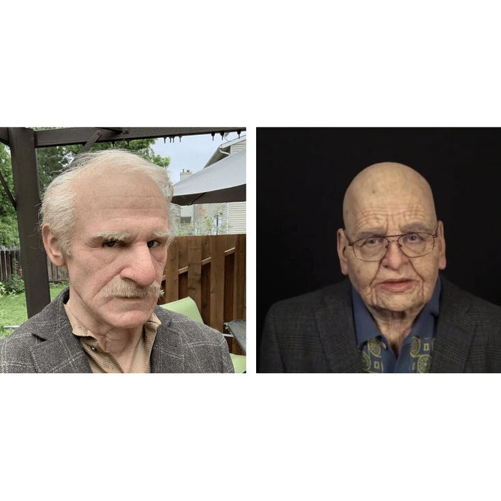 Creepy Old Man Mask – Realistic Latex Halloween Mask for Adults | Kalsten