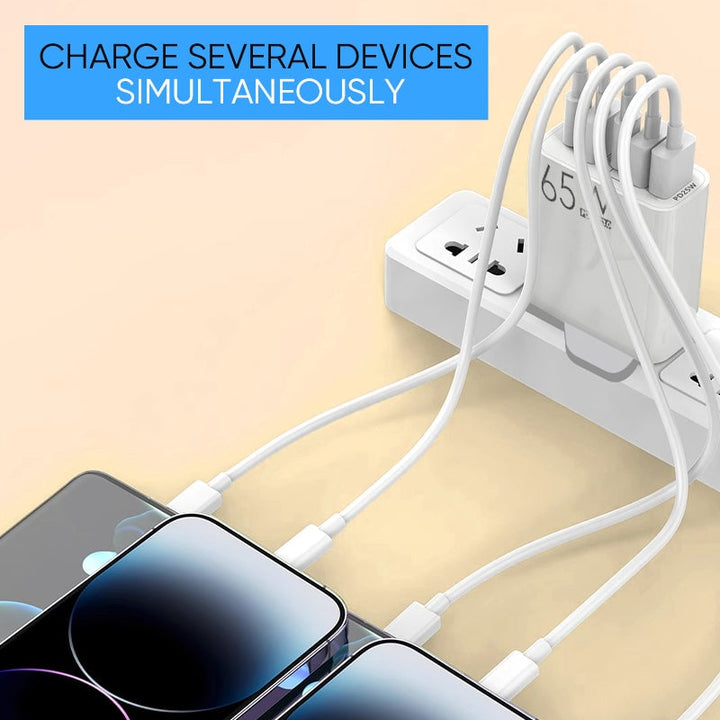Kalsten | Multi Port Adaptor 65W Fast Charger - US Standard
