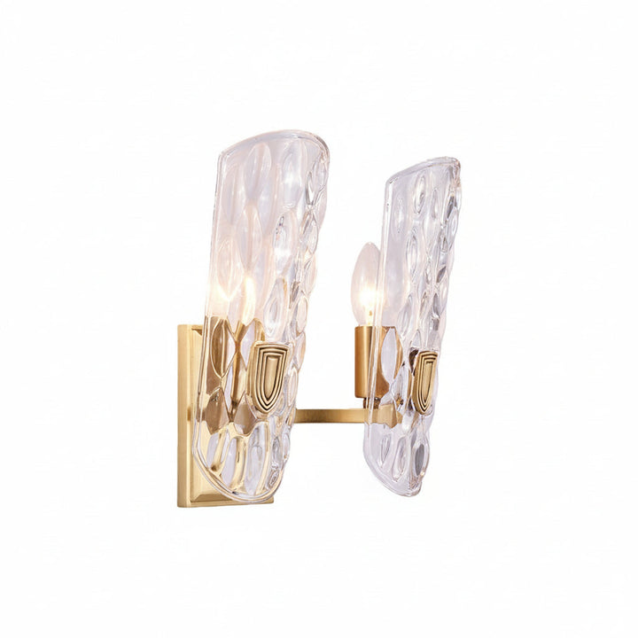 Wall Sconce – European Classic Brass Glass Metal E27 (18x30cm) | Kalsten